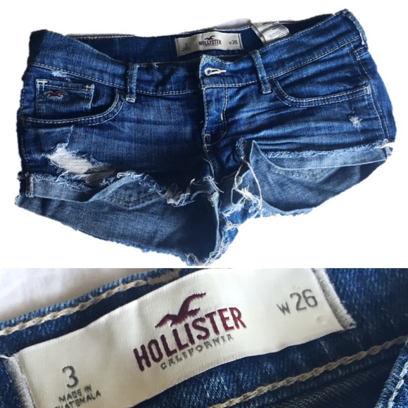 Hollister Pants - Hollister Distressed Denim low rise Shorts